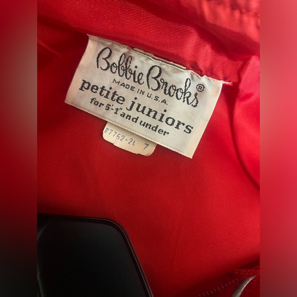 Vintage Wool Red Dress - Picture 5 of 5